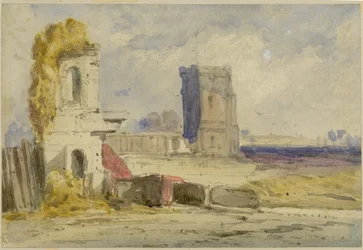 Landschaft mit Ruinen